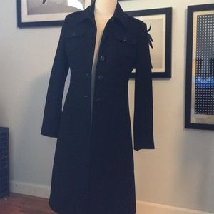 Kenneth Cole Black Pea Coat